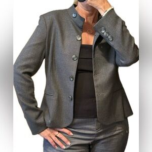 💎Elegant Designer David Findlay 🇨🇦 Women's Grey Blazer size 10 New without tags